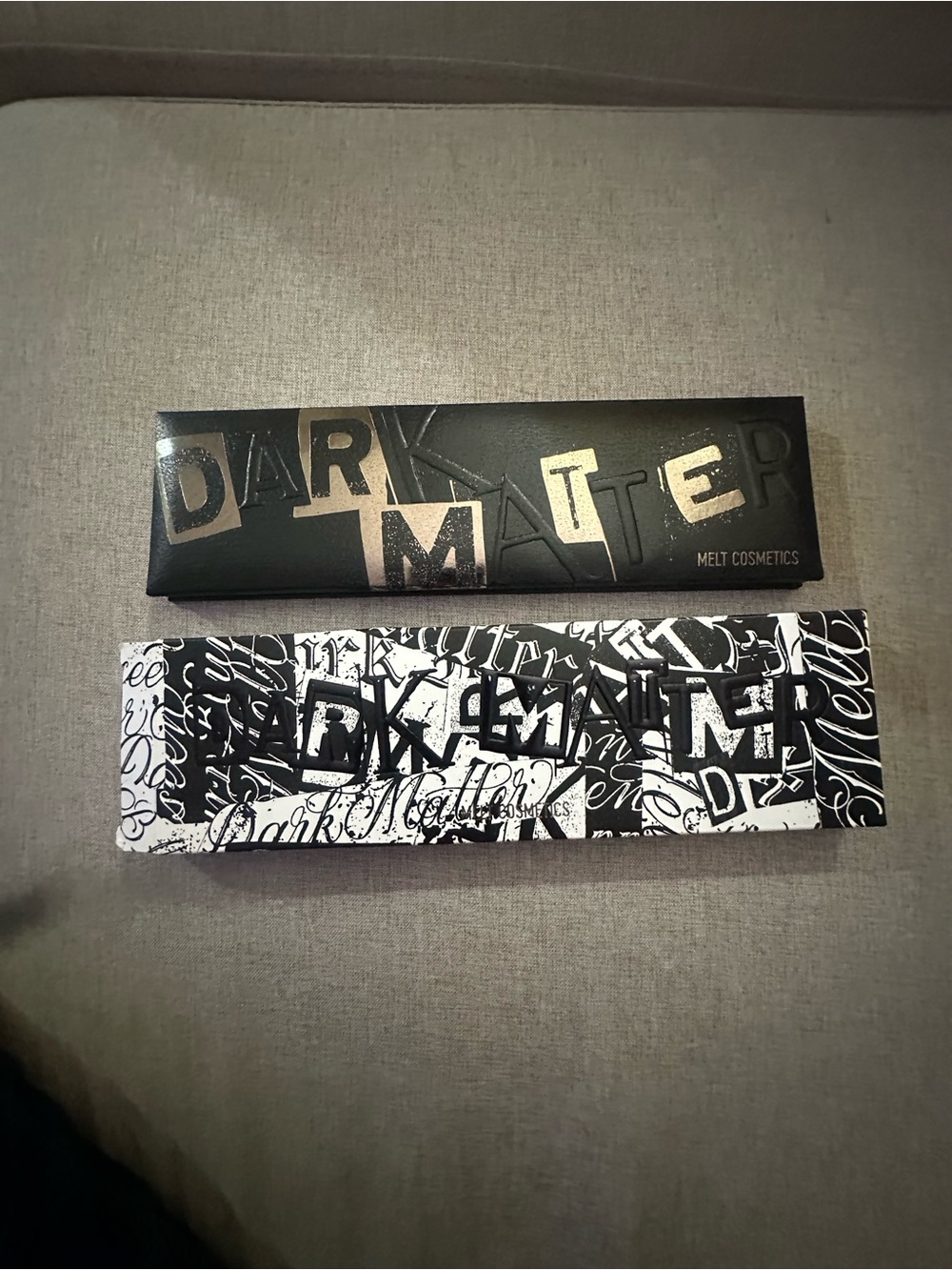 Melt Cosmetics Dark Matter Palette - Black & White Graphic